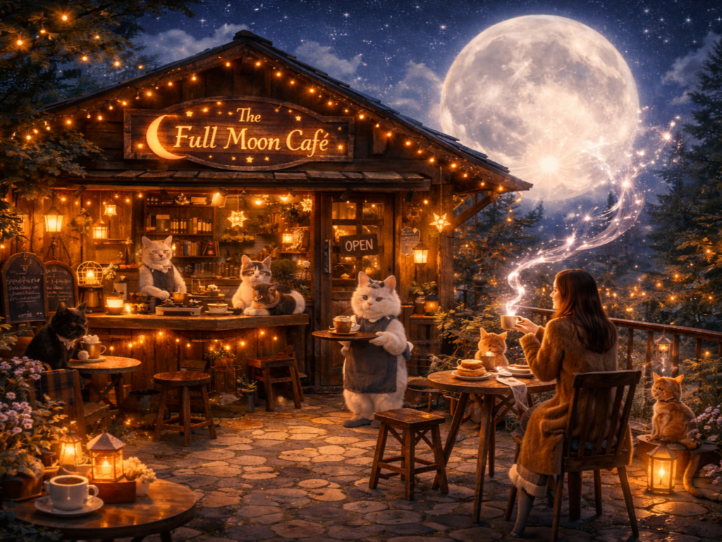A magical coffee shop