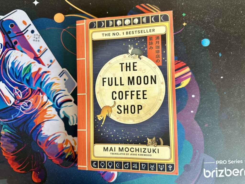An image of the book- The Full Moon Coffee Shop